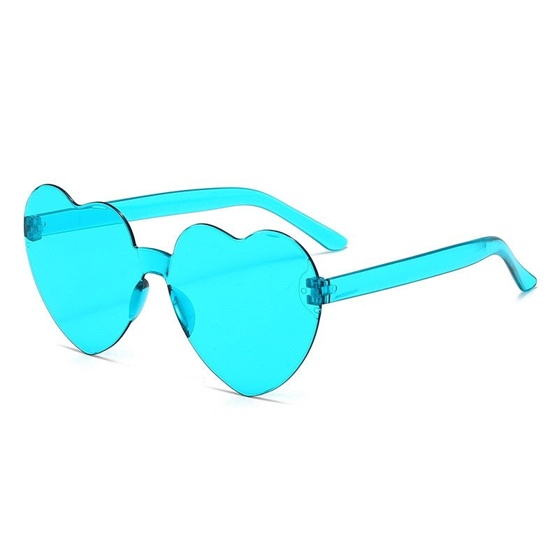 Colorful Heart Shaped Sunglasses