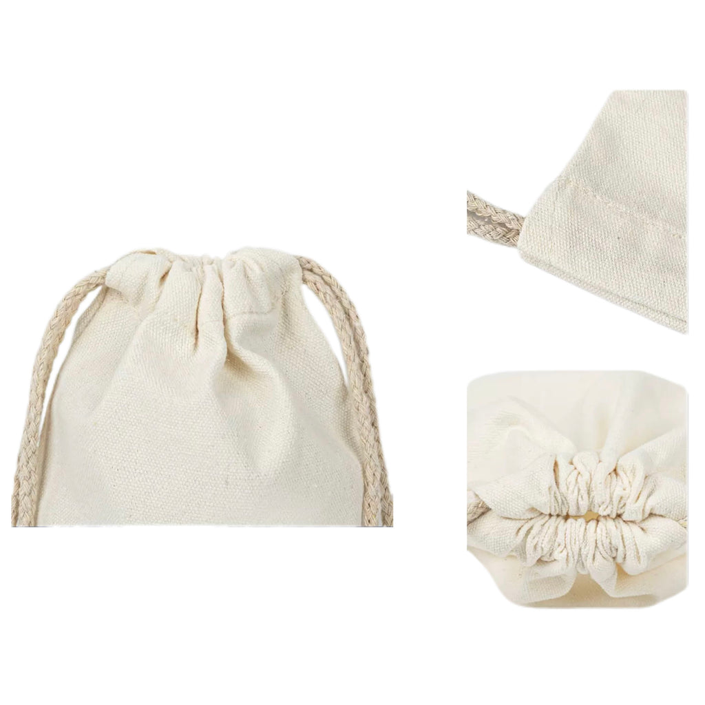 Mini Canvas Drawstring Pocket