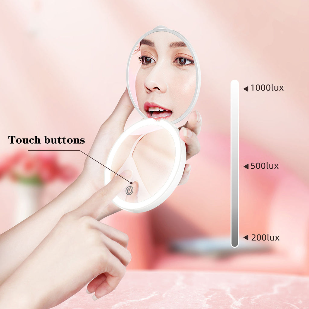 Travel Makeup Mirror With Light