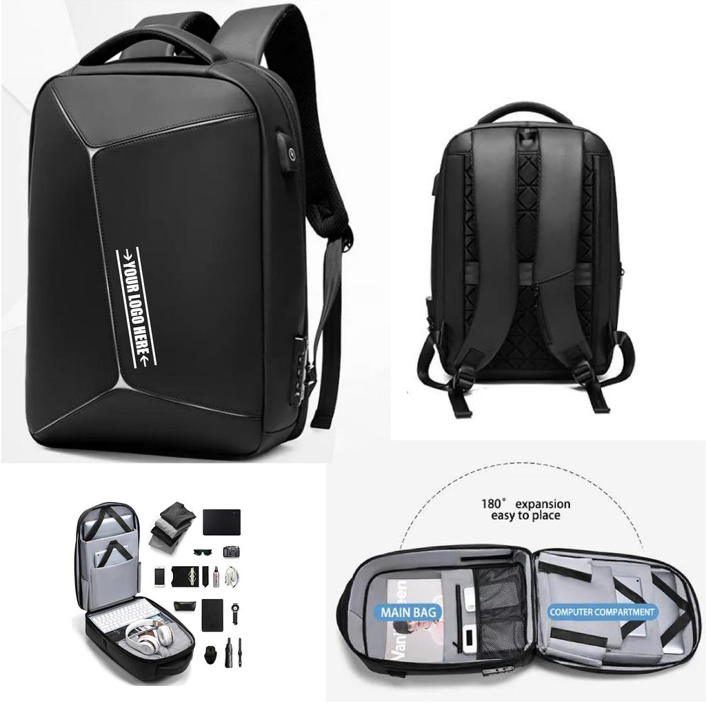 Business Travel Suitcase Laptop Backpack With Usb