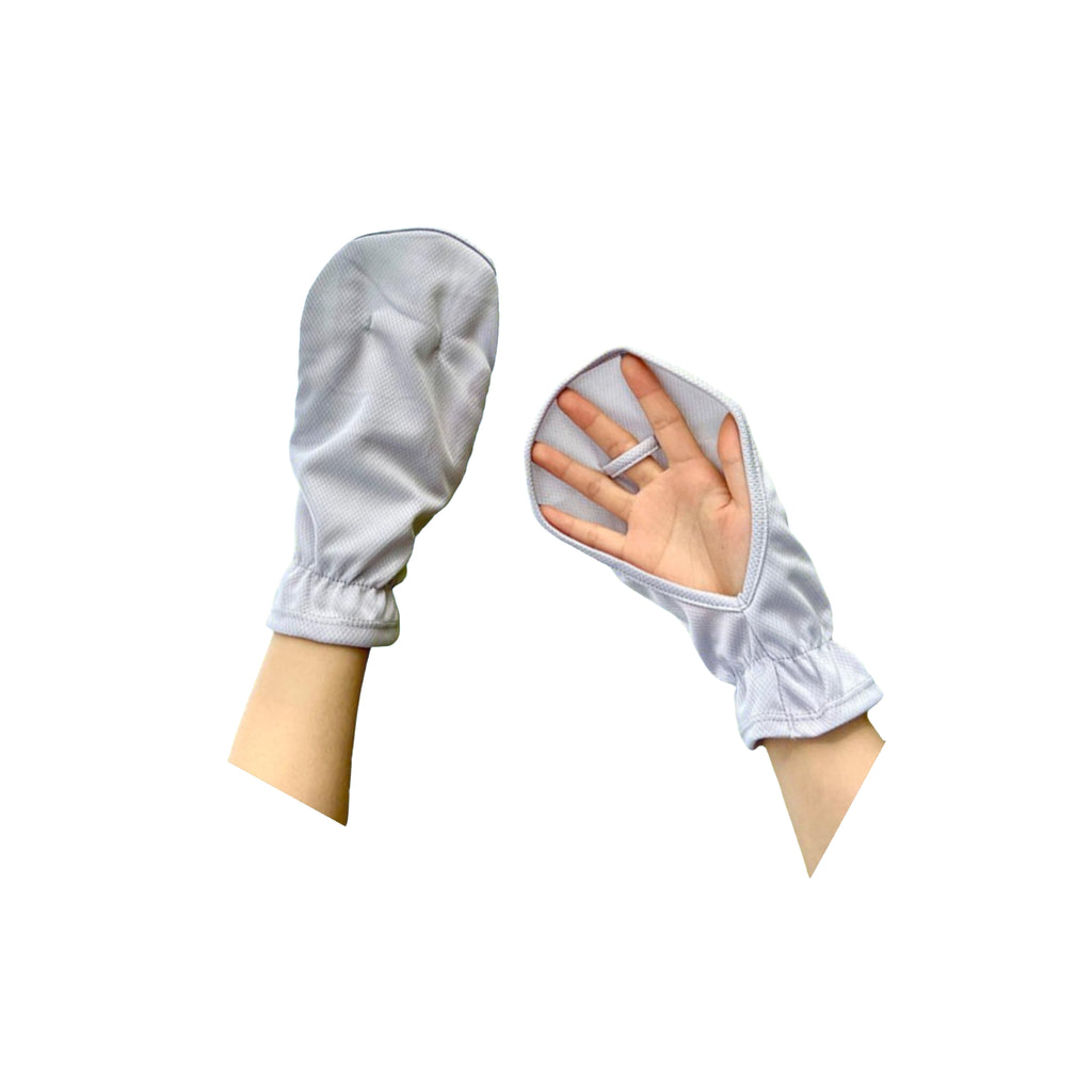 UPF 50 Cooling Fingerless Sun Gloves Women Driving
