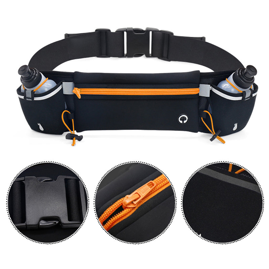Running Belt with Water Bottles Hydration Belt