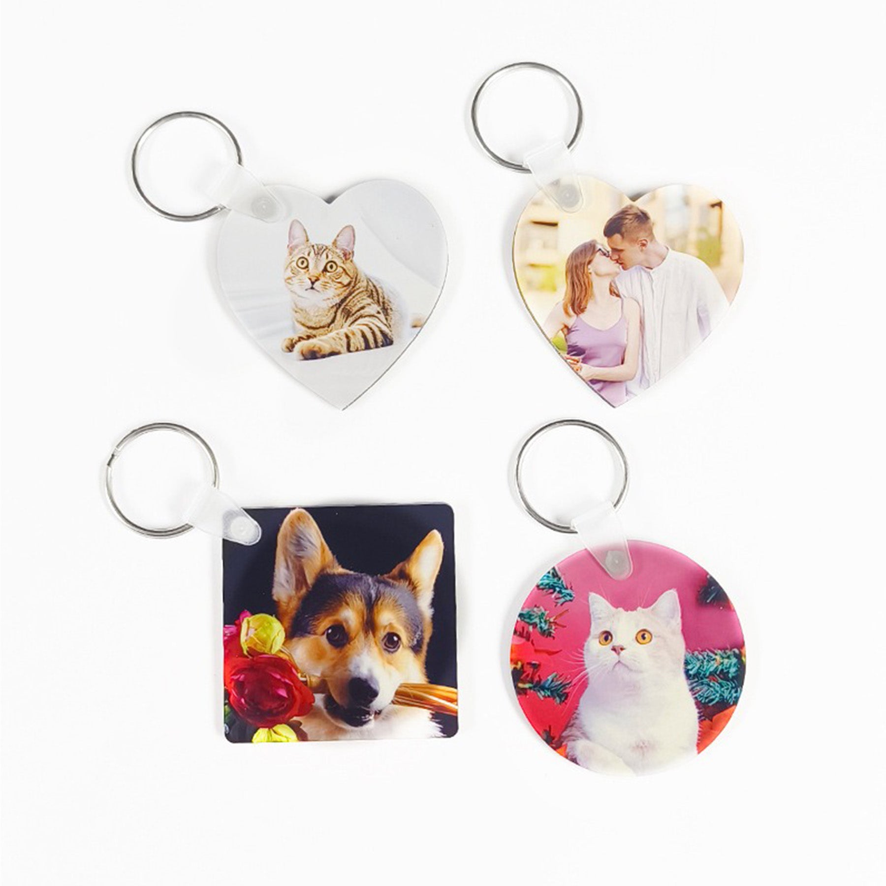 Heat Transfer Print Mdf Keychain