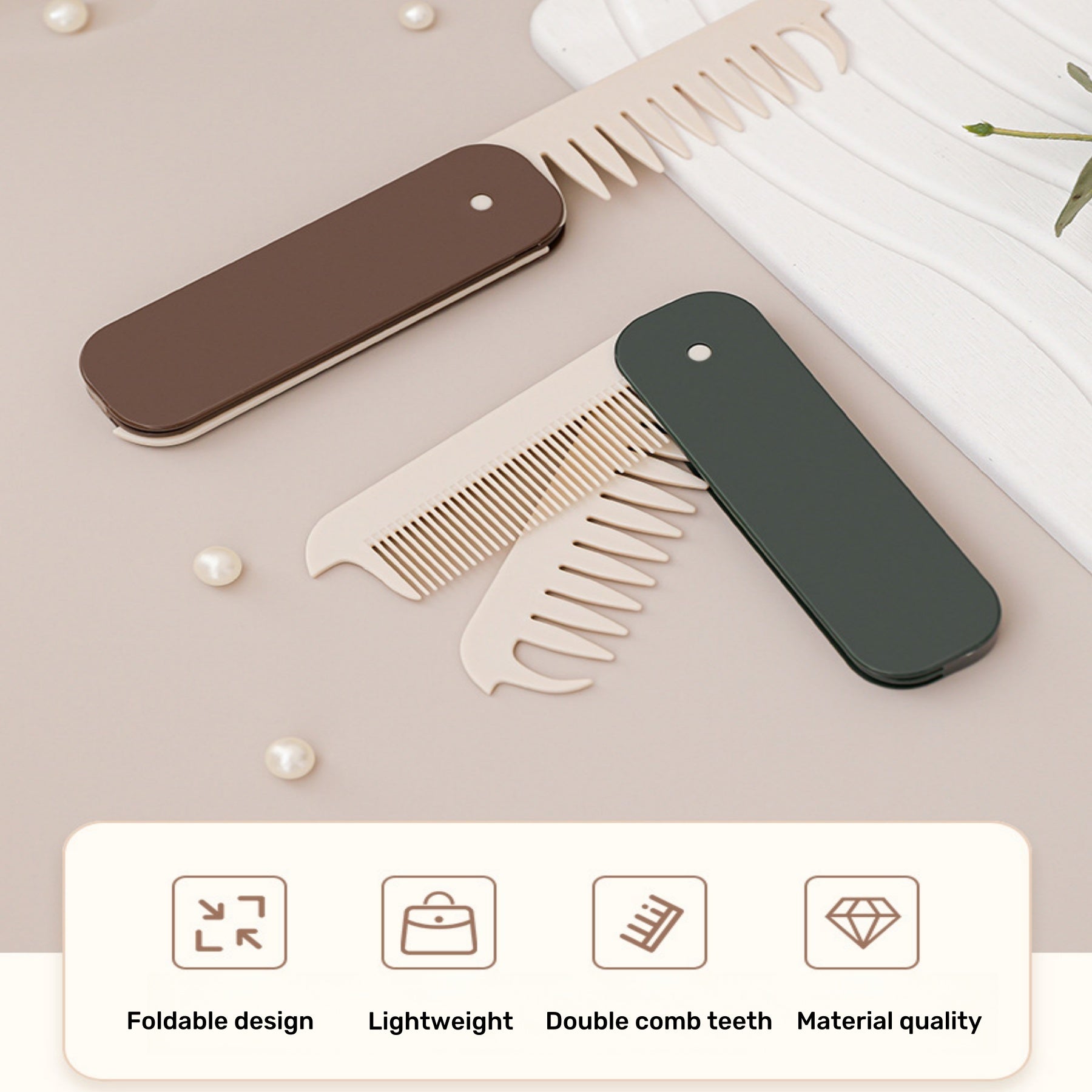Foldable Portable Comb