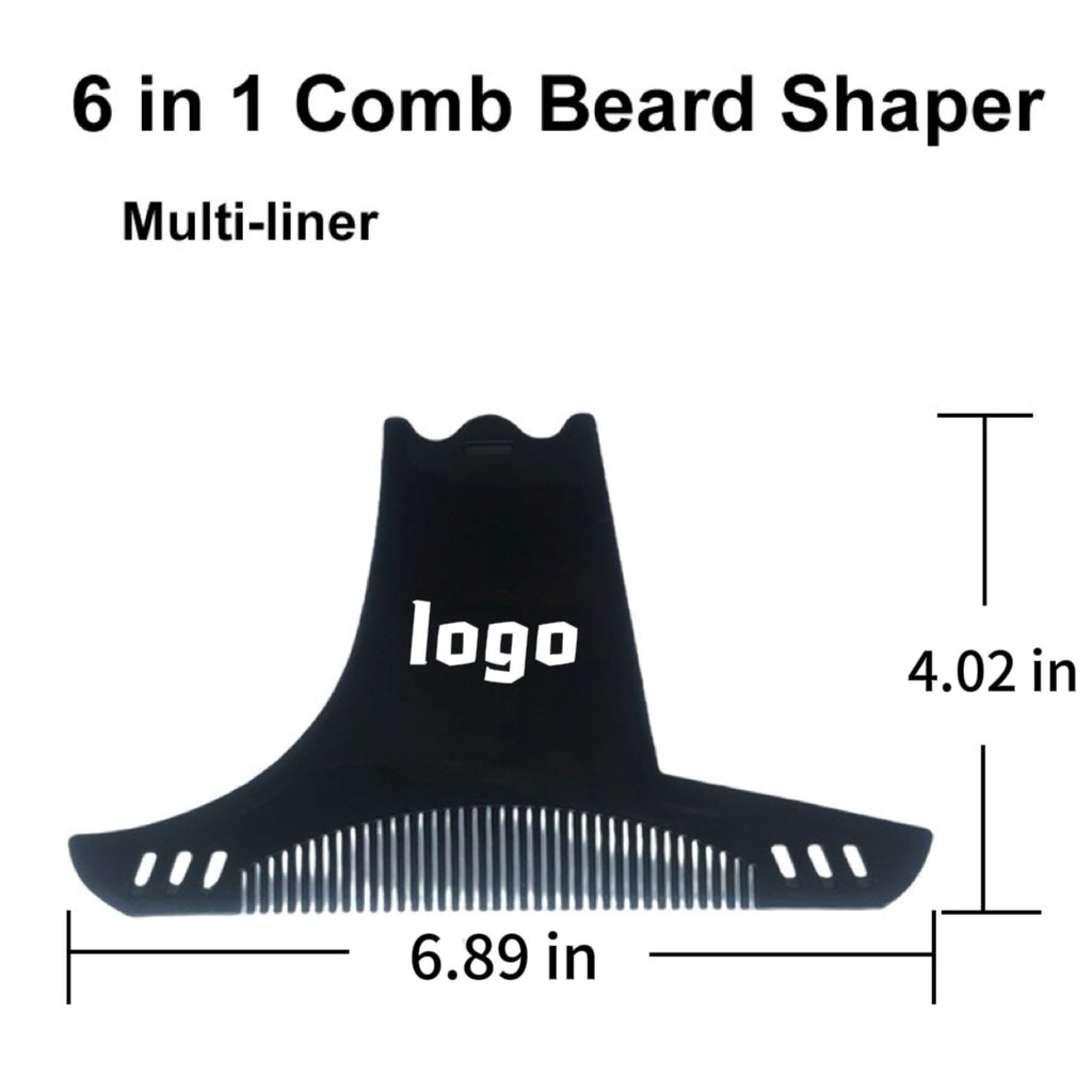 Six In One Beard Styling Template Comb