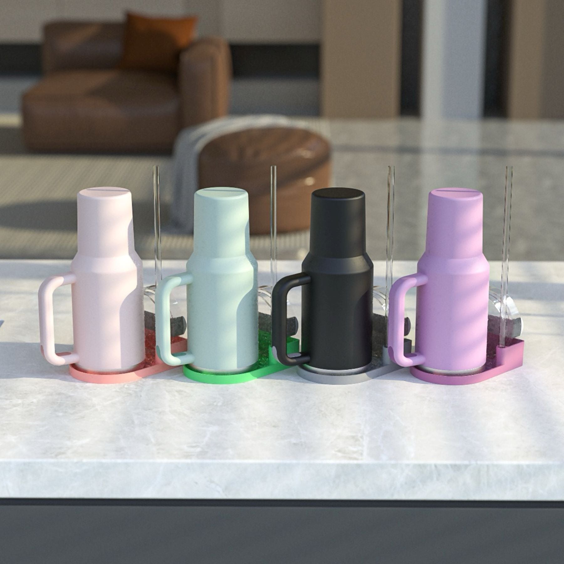 Vacuum Cup Drain Rack