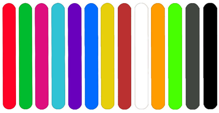 Silicone Slap Ring Bracelet Wristband