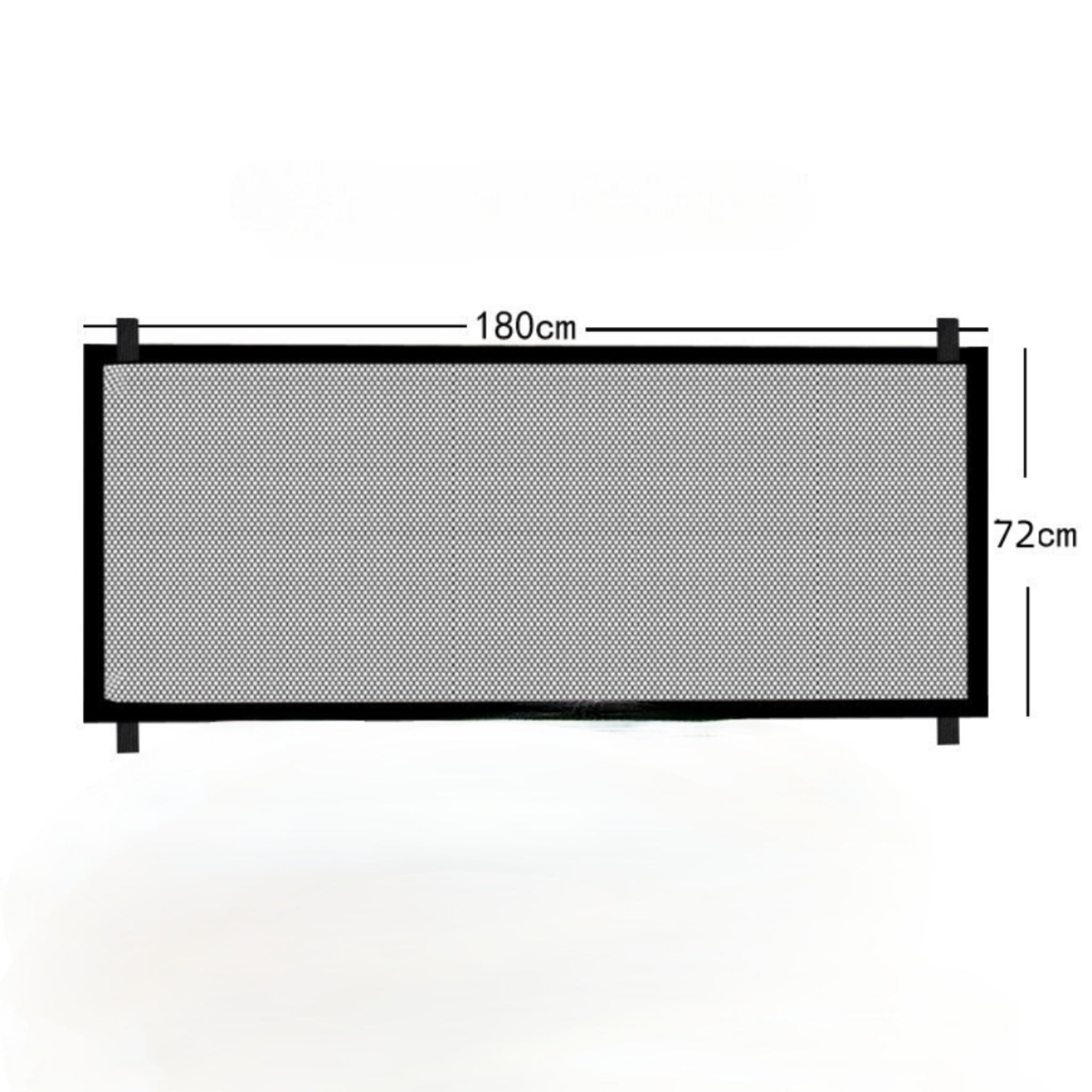 No Drill Pet Gate Safety Barrier With Thickened Mesh