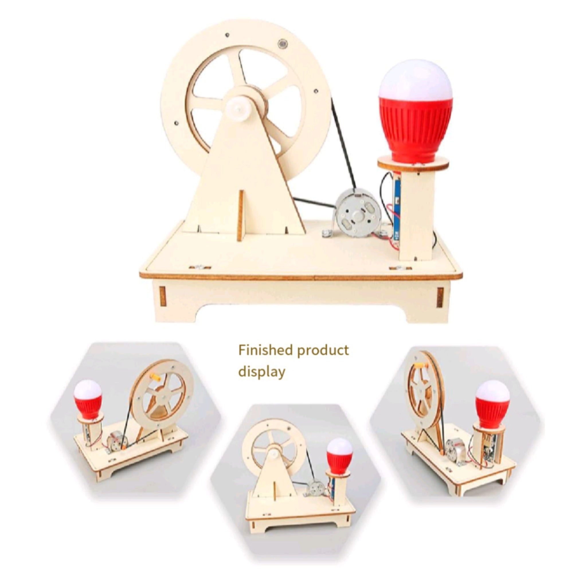Student DIY Hand Cranked Generator