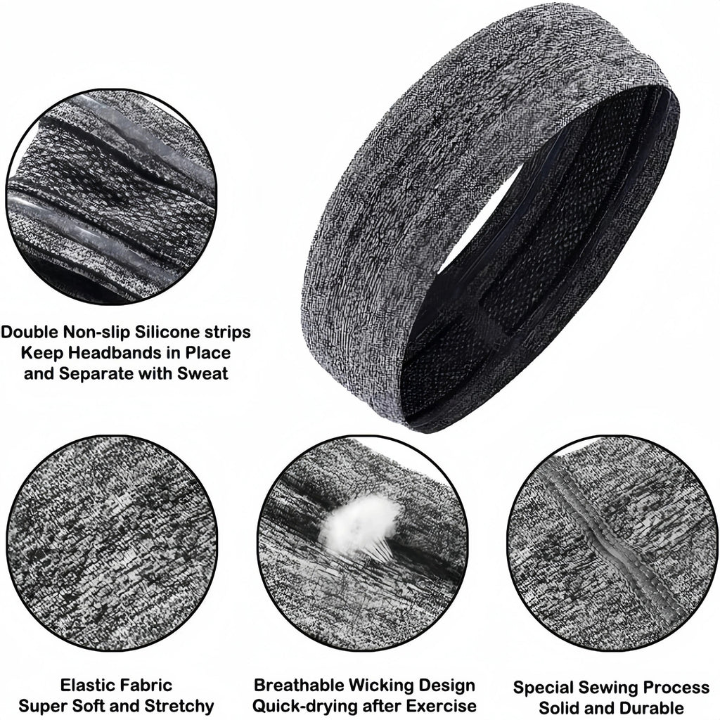 Anti Slip Elastic Sweatband