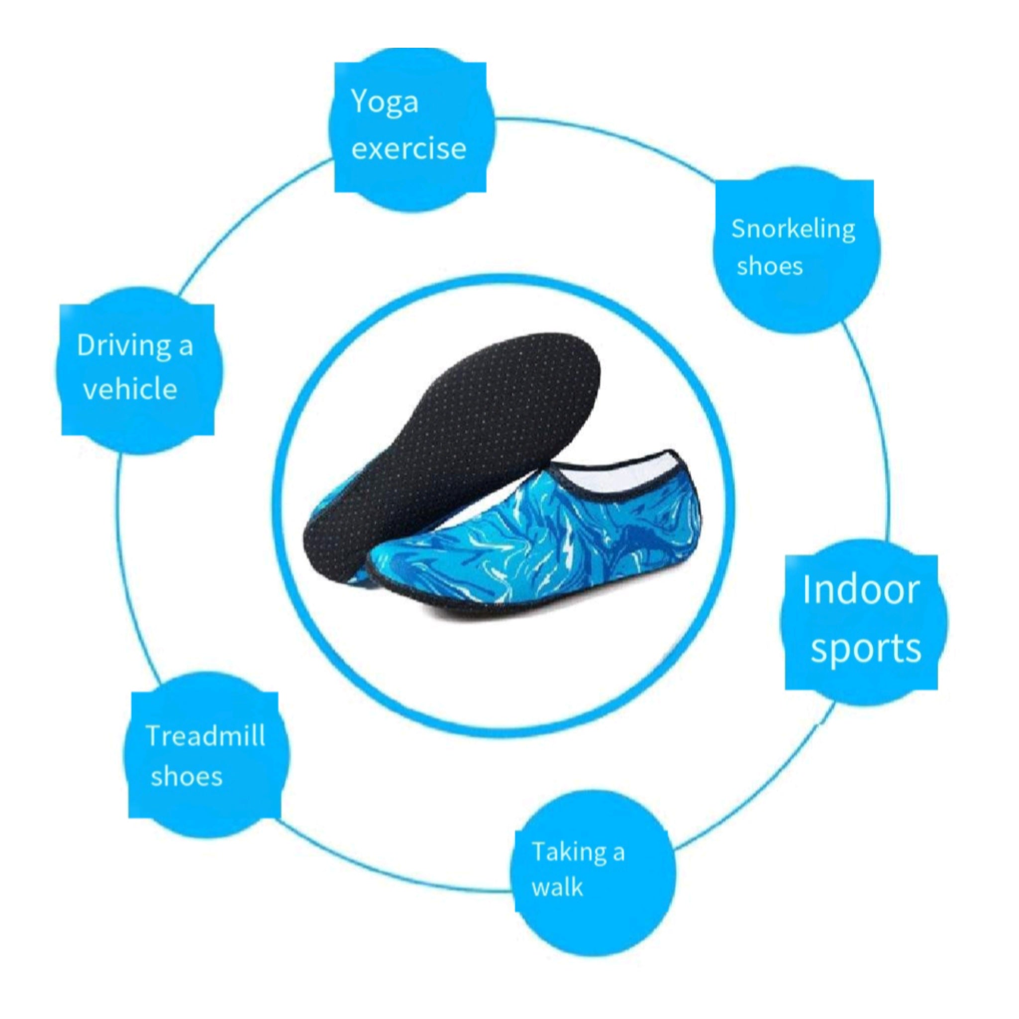 Water Shoes Kids Snorkeling Diving Beach Wading Anti Slip