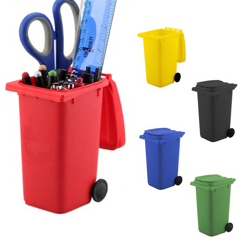 Mini Garbage Trash Pen Holder For Desk