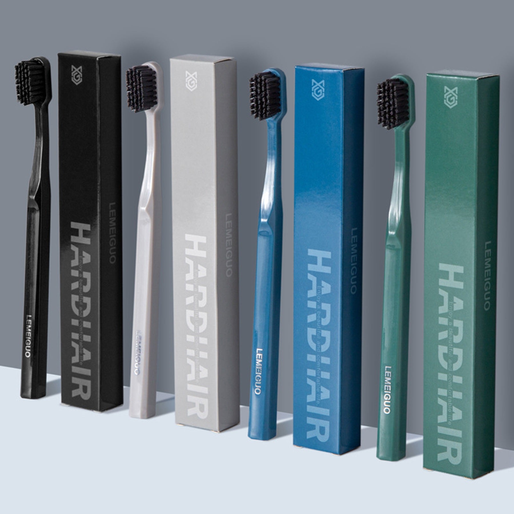 Solid Color Men'S Bristle Toothbrush