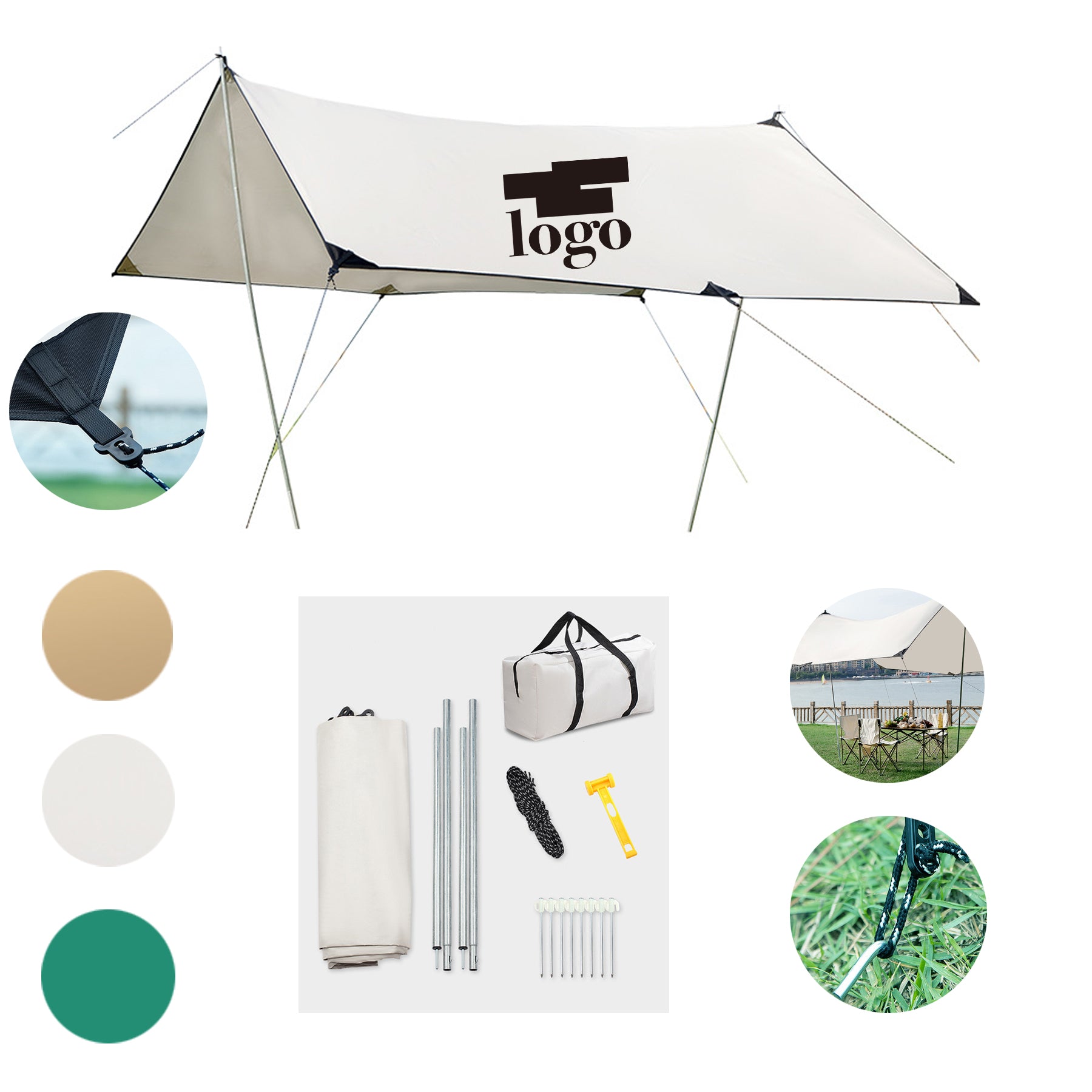 Outdoor Camping Sunshade Canopy Tent