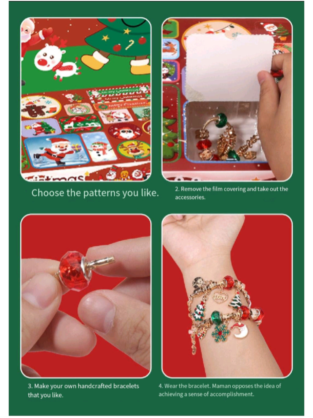 DIY Christmas Bracelet Blind Box