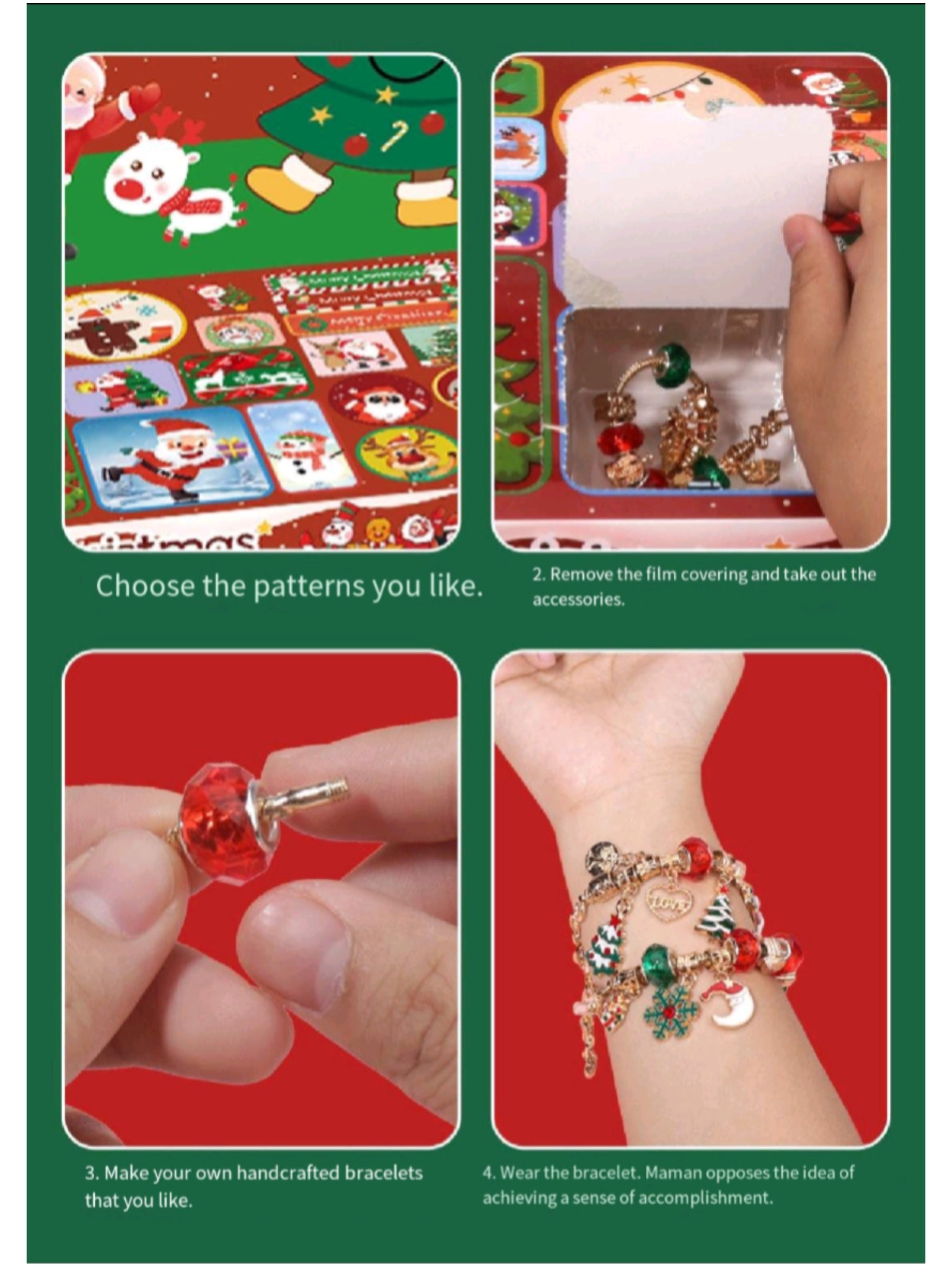 DIY Christmas Bracelet Blind Box
