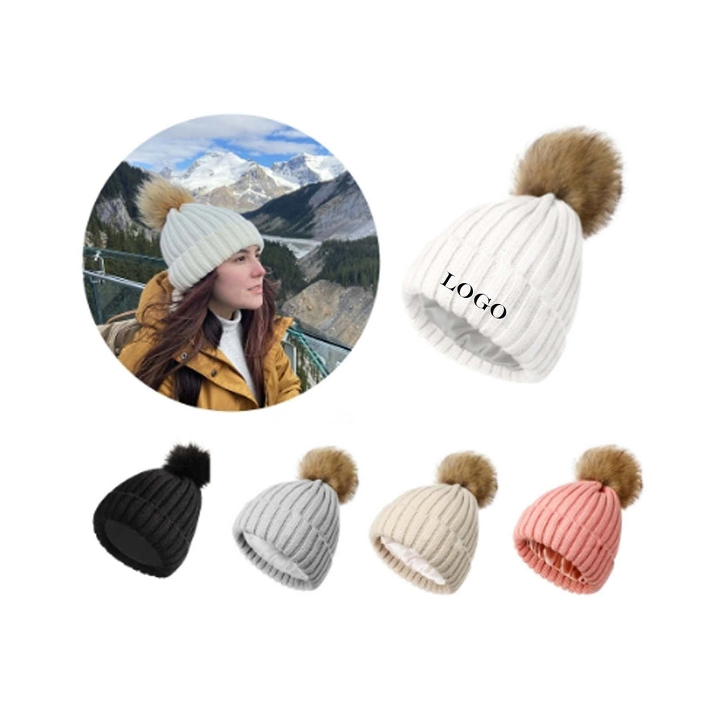Knitted Velvet Ball Cap