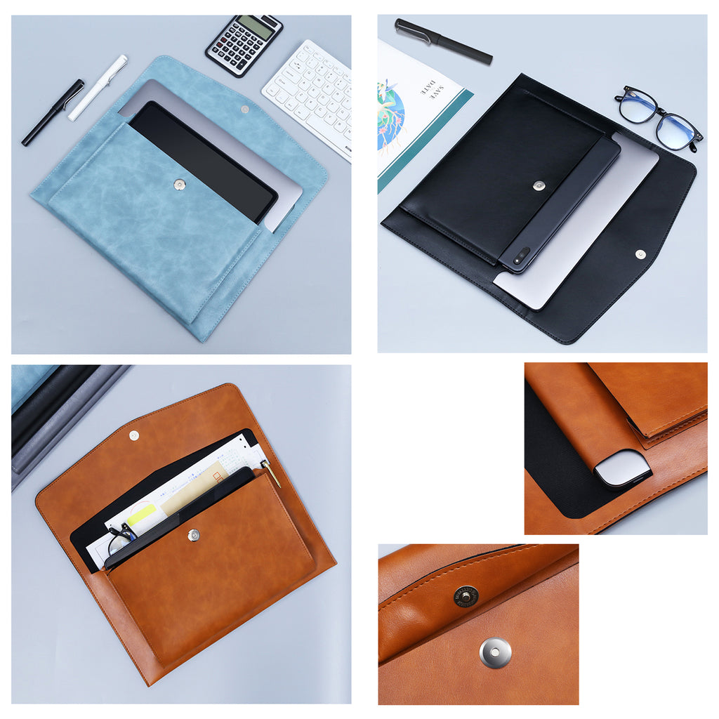 PU Leather A4 File Folder Document Holder