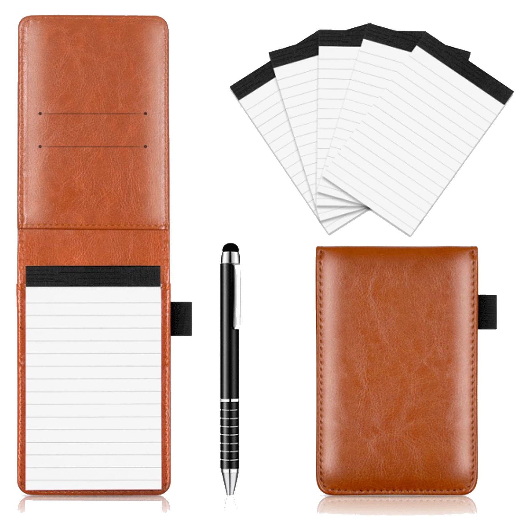 Pocket Notepad Holder Set With Pen