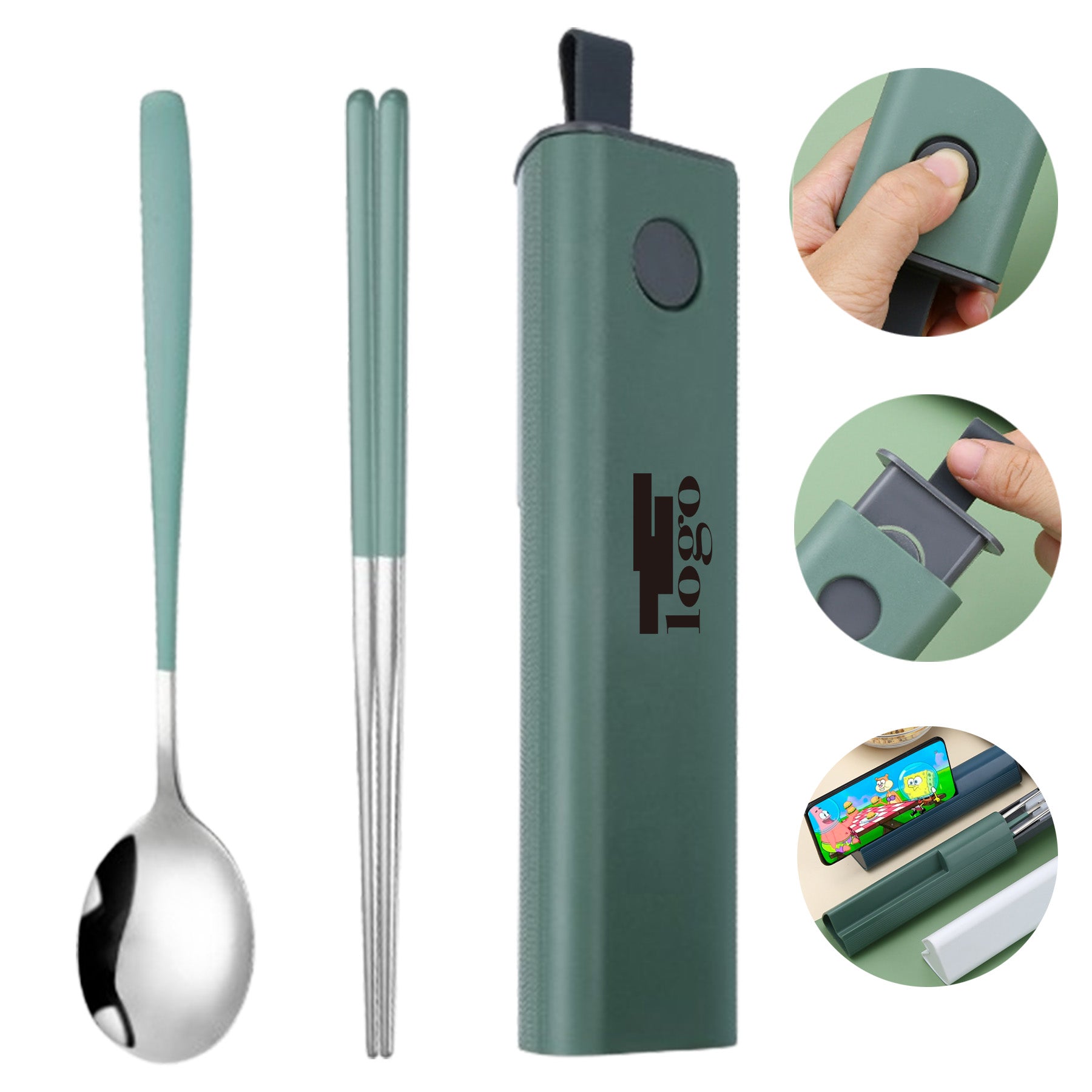 Portable Stainless Steel Flatware Set