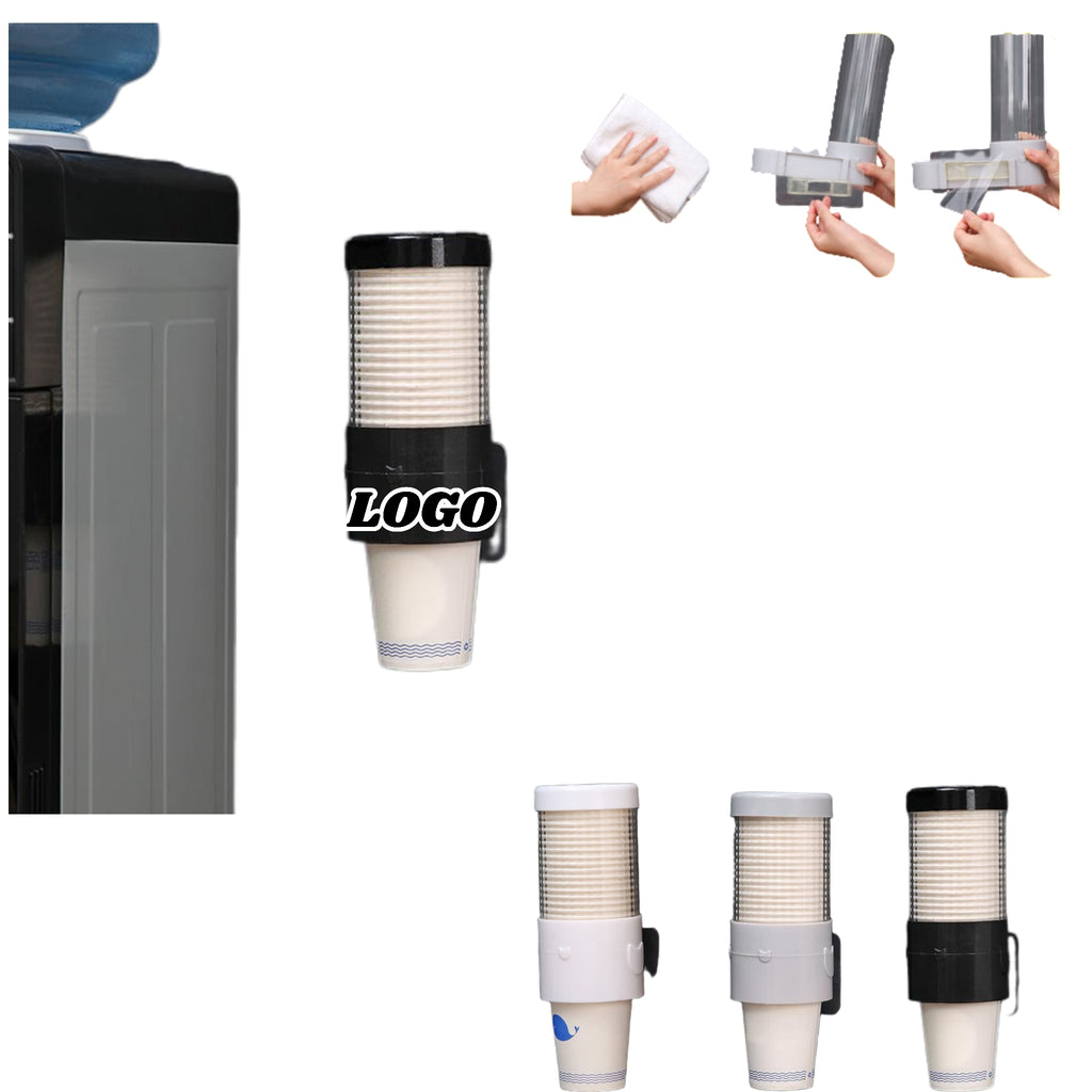 Drill Free Wall Mounted Anti Dust Cup Rack