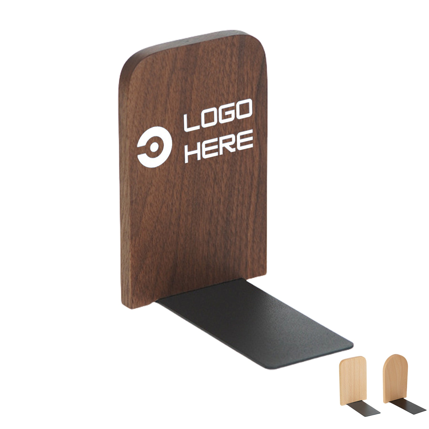 Black Walnut Wood Bookend Holder
