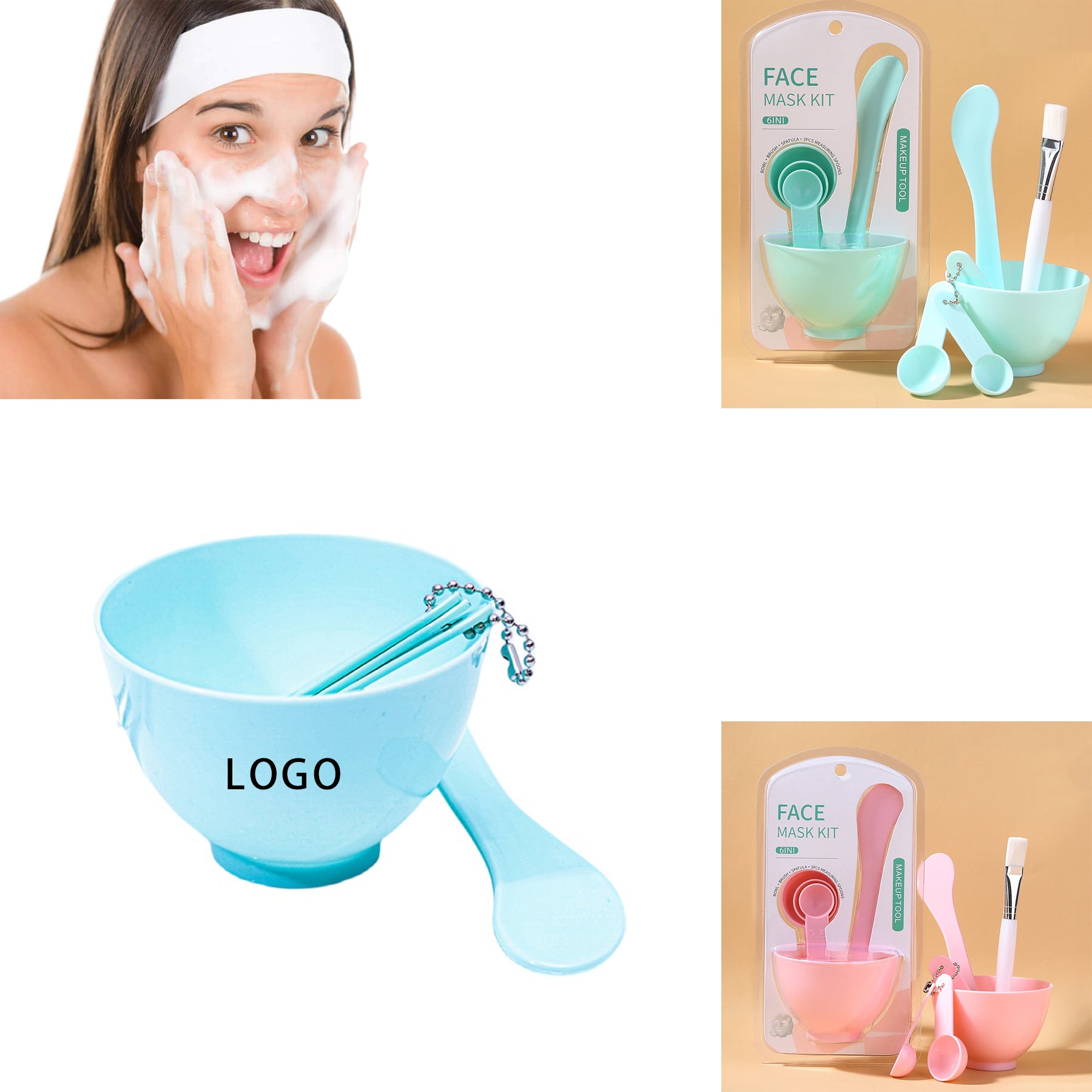 Face Mask Mixing Bowl Set