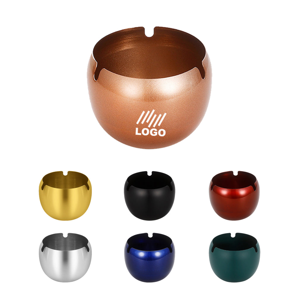 Apple Shaped Stainless Steel Ashtray