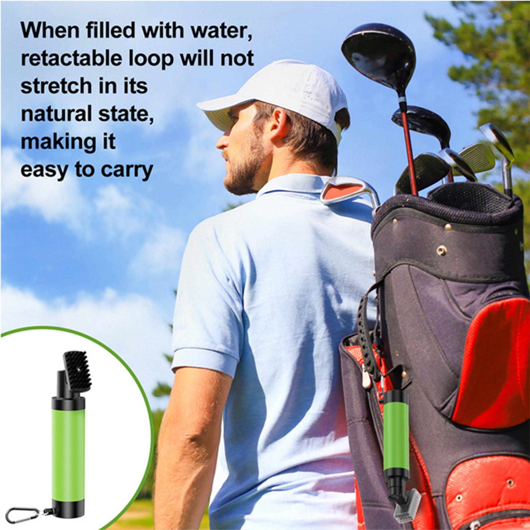Golf Water Brush Cleaner