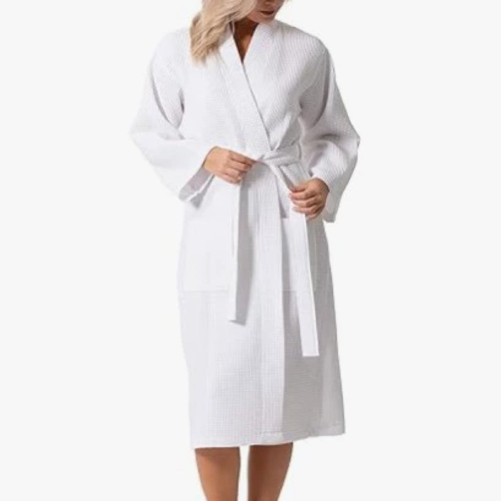 Waffle Knit Bathrobe
