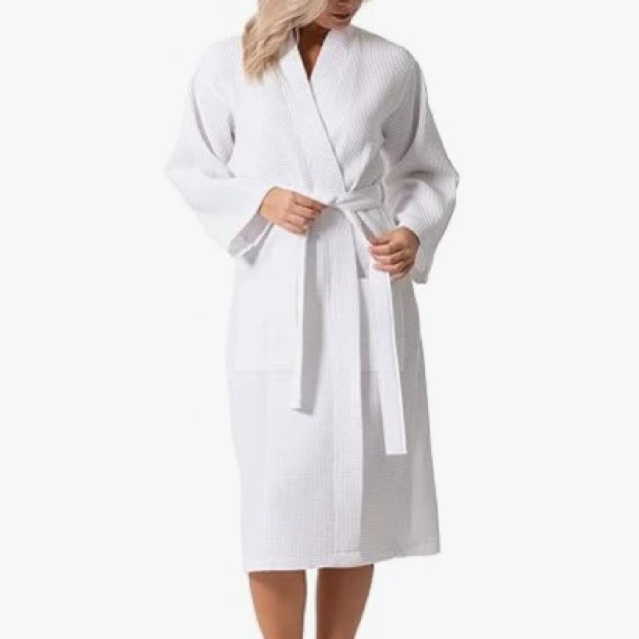 Waffle Knit Bathrobe