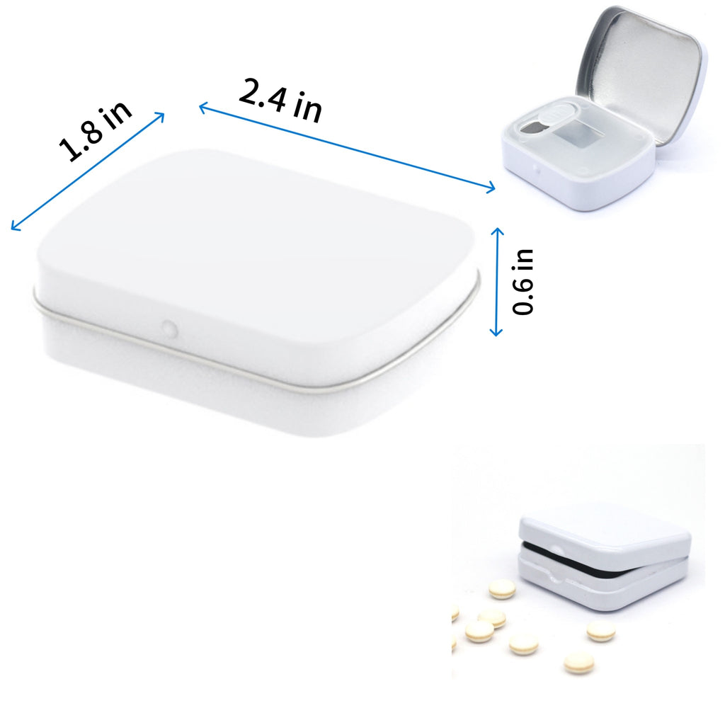 Mint Lozenges Flip Top Tin Box