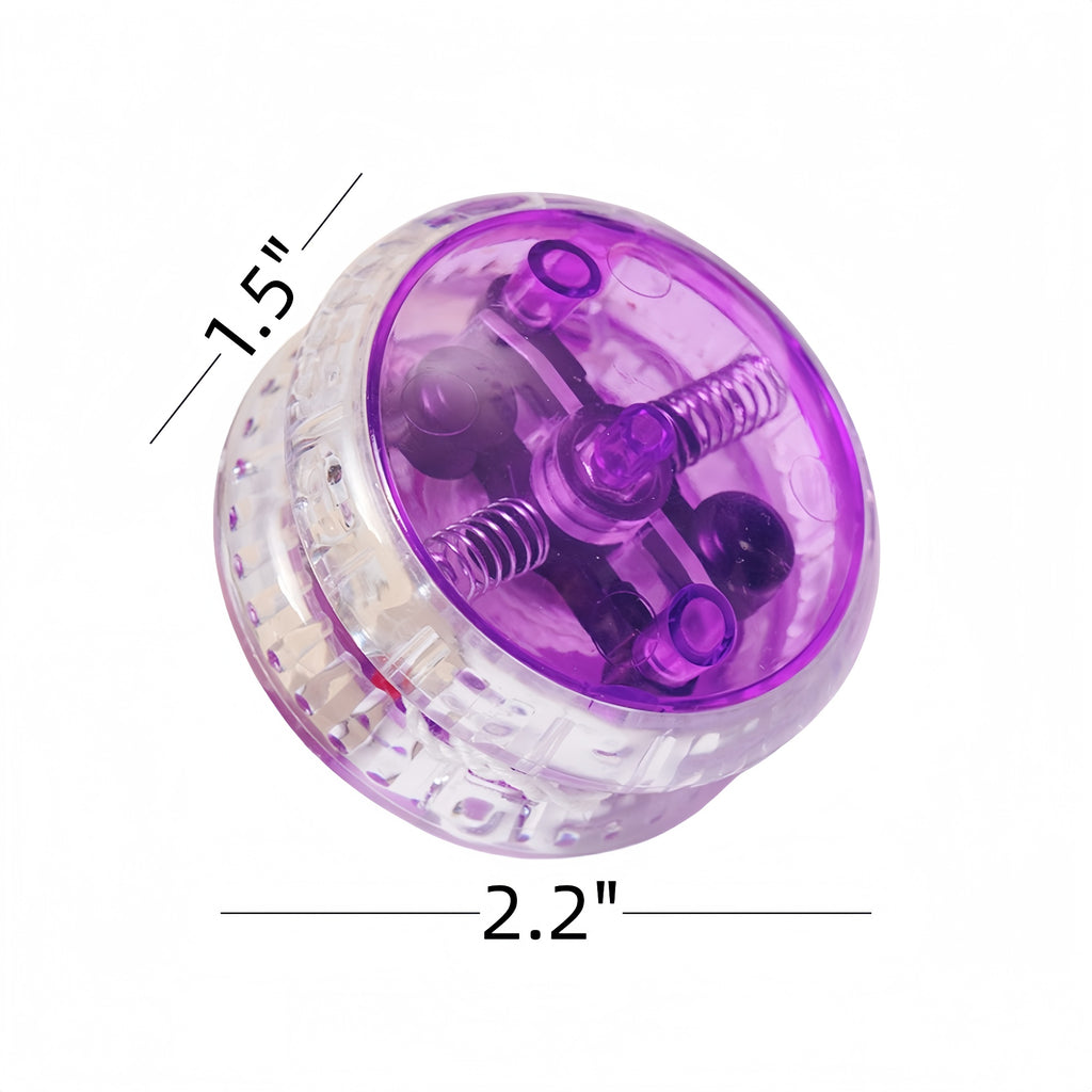 LED Lit Yo Yo With A Transparent Body