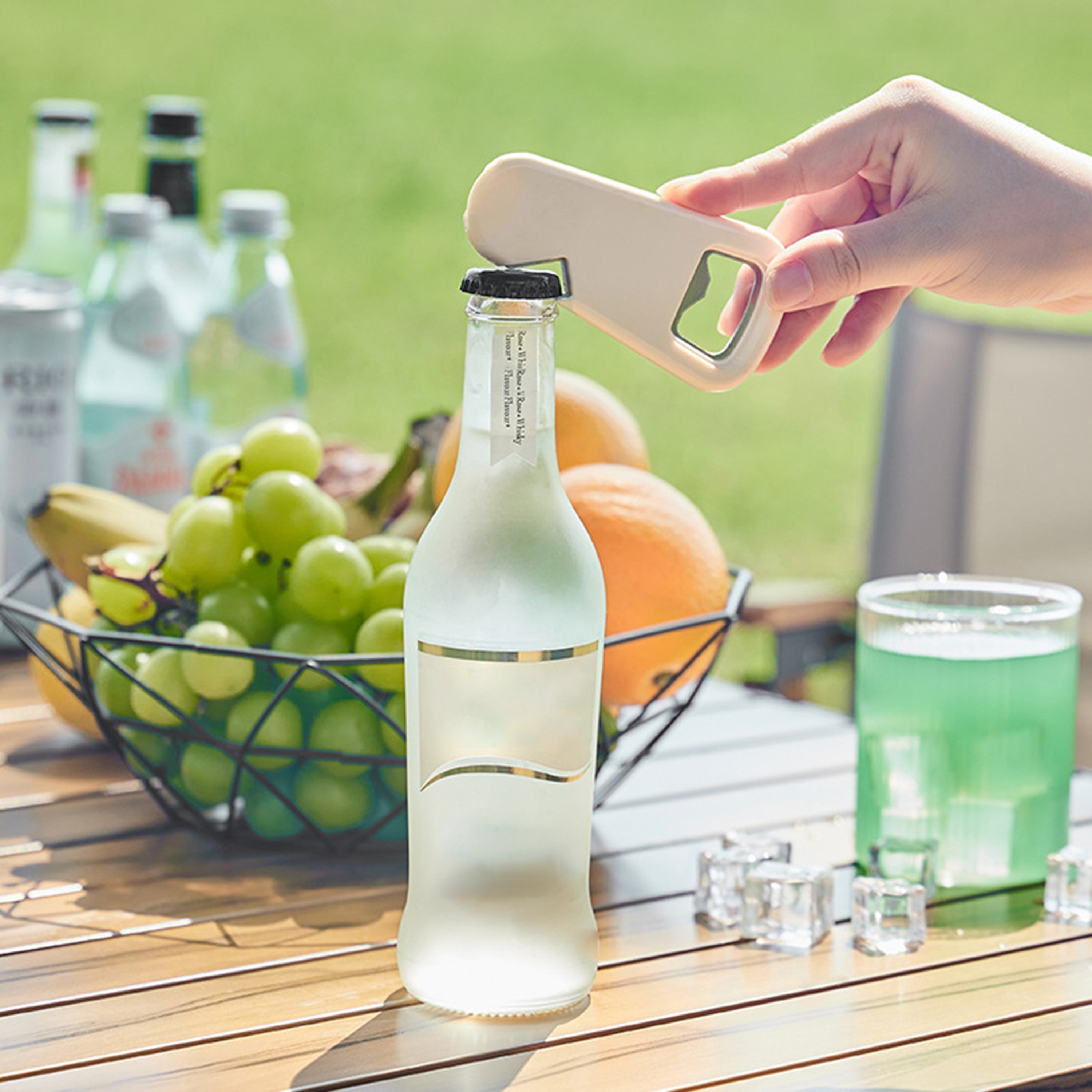 Bottle Opener With Fridge Attachment