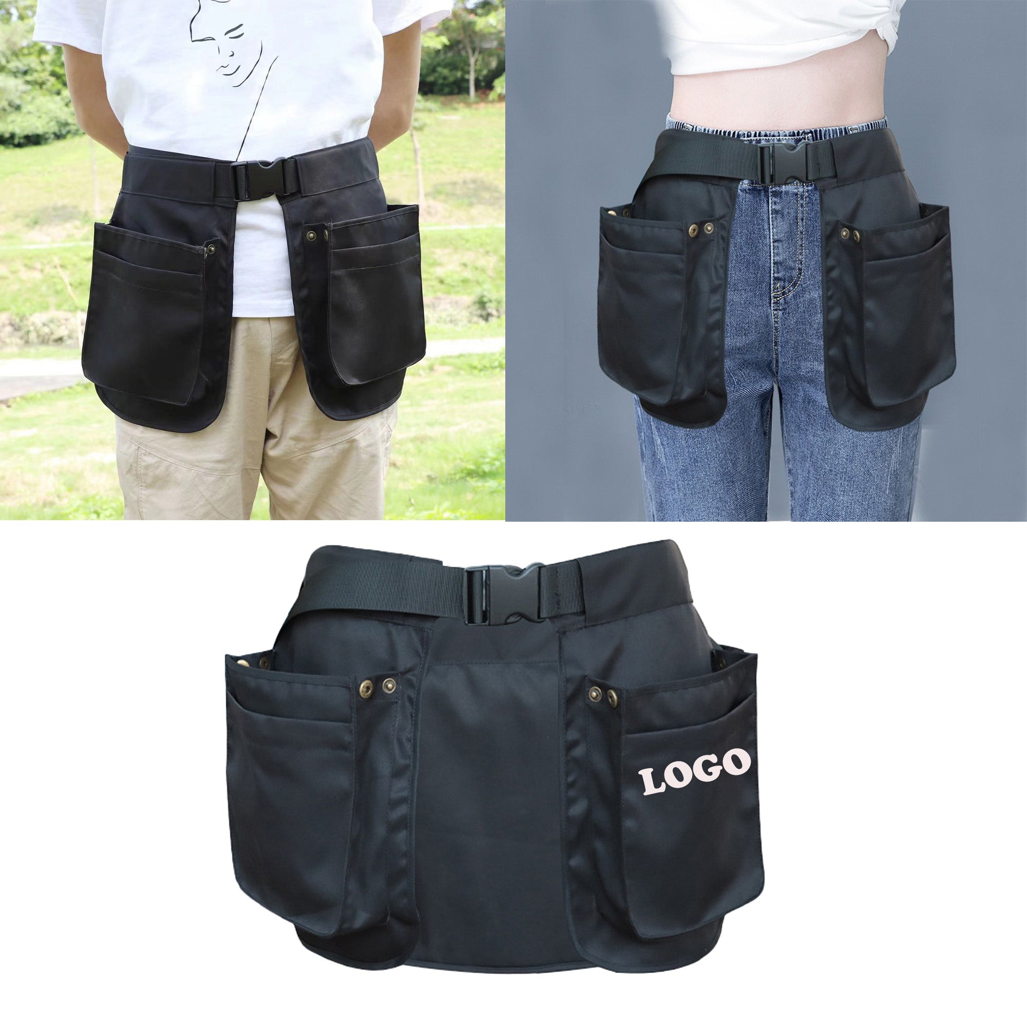 Multi-Pocket Zippered Fanny Pack