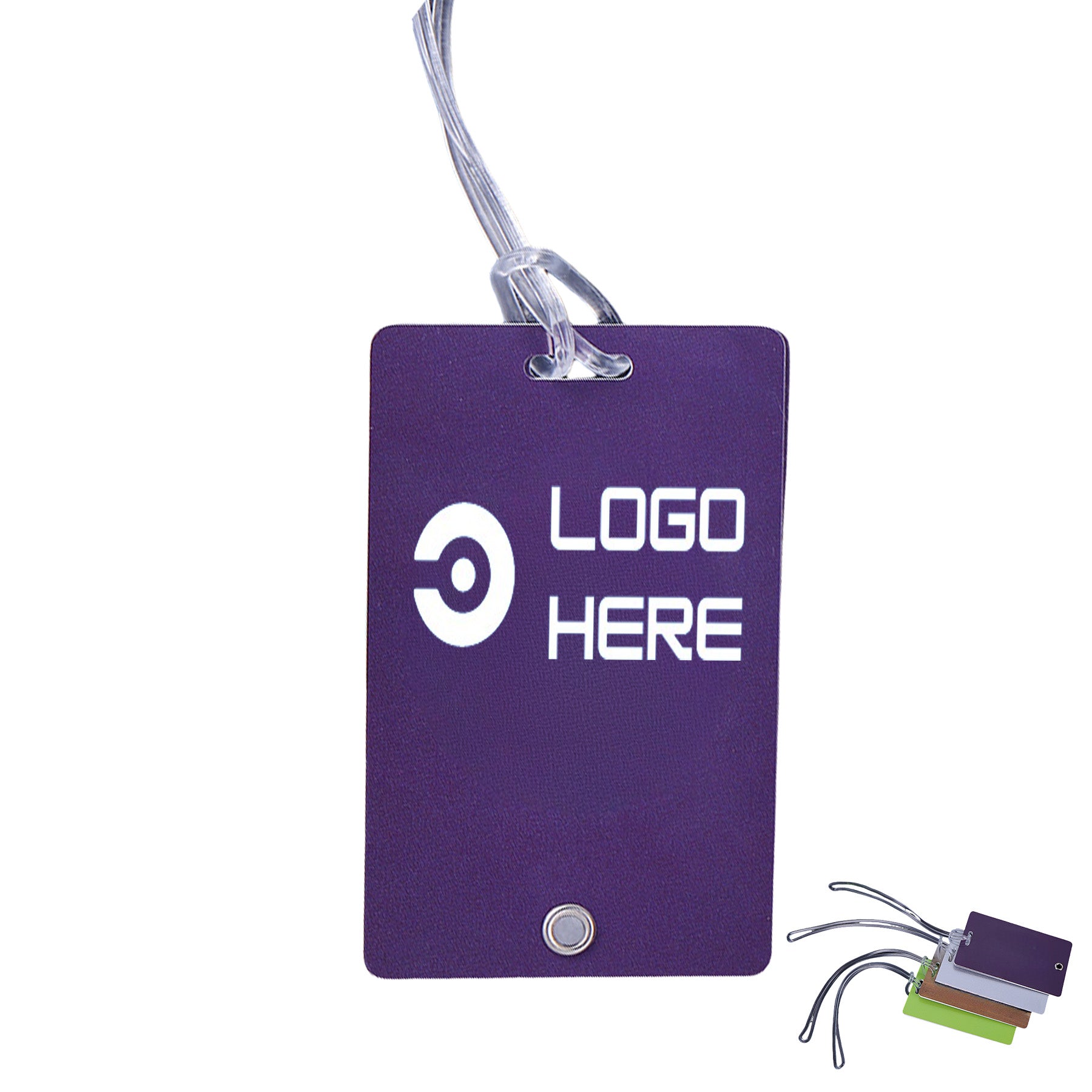 Durable PVC Luggage Tag With Strap