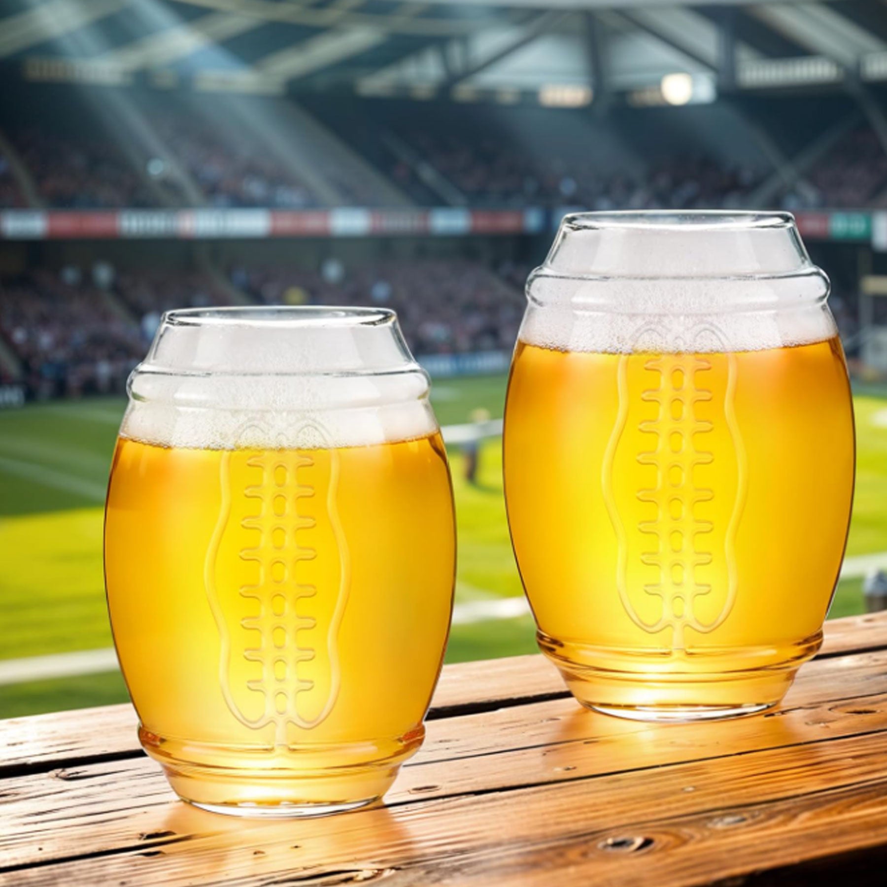 Football Beer Glass