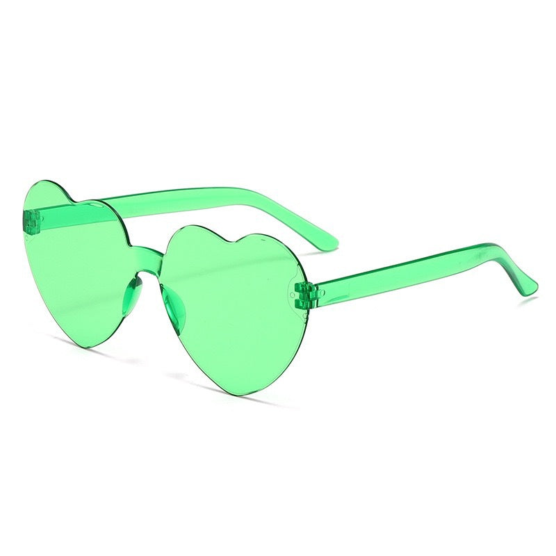 Colorful Heart Shaped Sunglasses