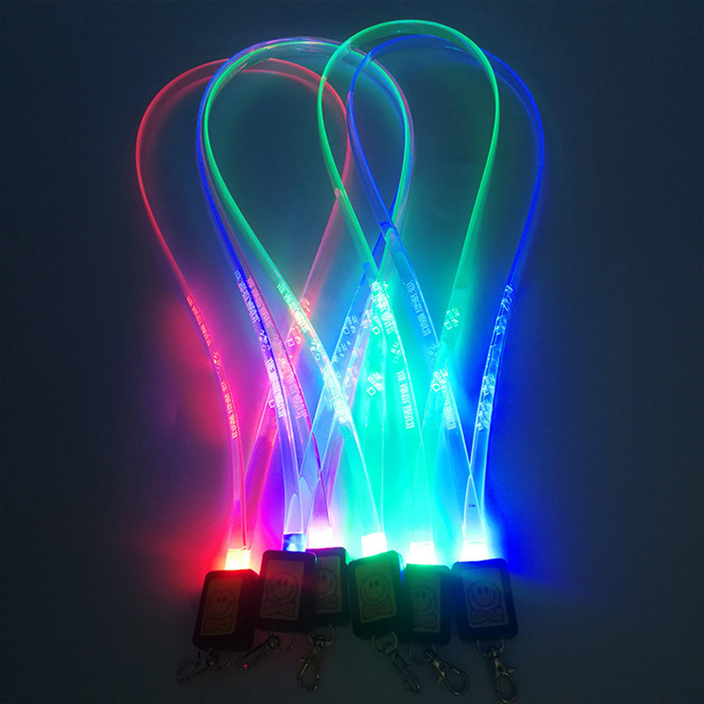 LED Light Transparent Lanyard