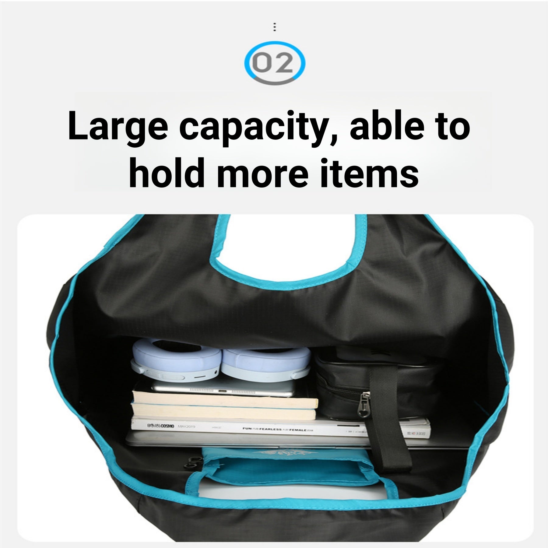 Shoulder - carried Foldable Bag