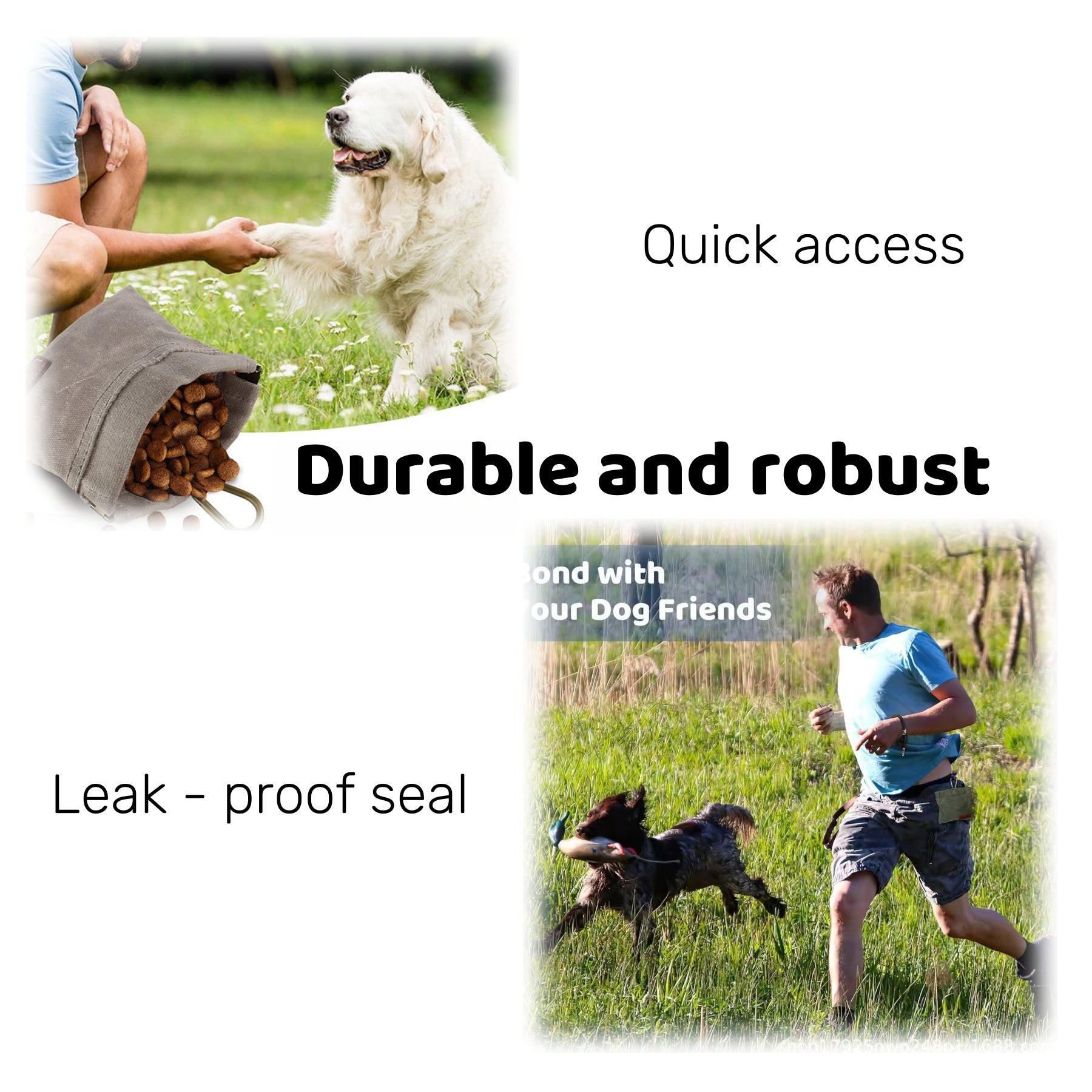 Portable Pet Snack Bag For Walks