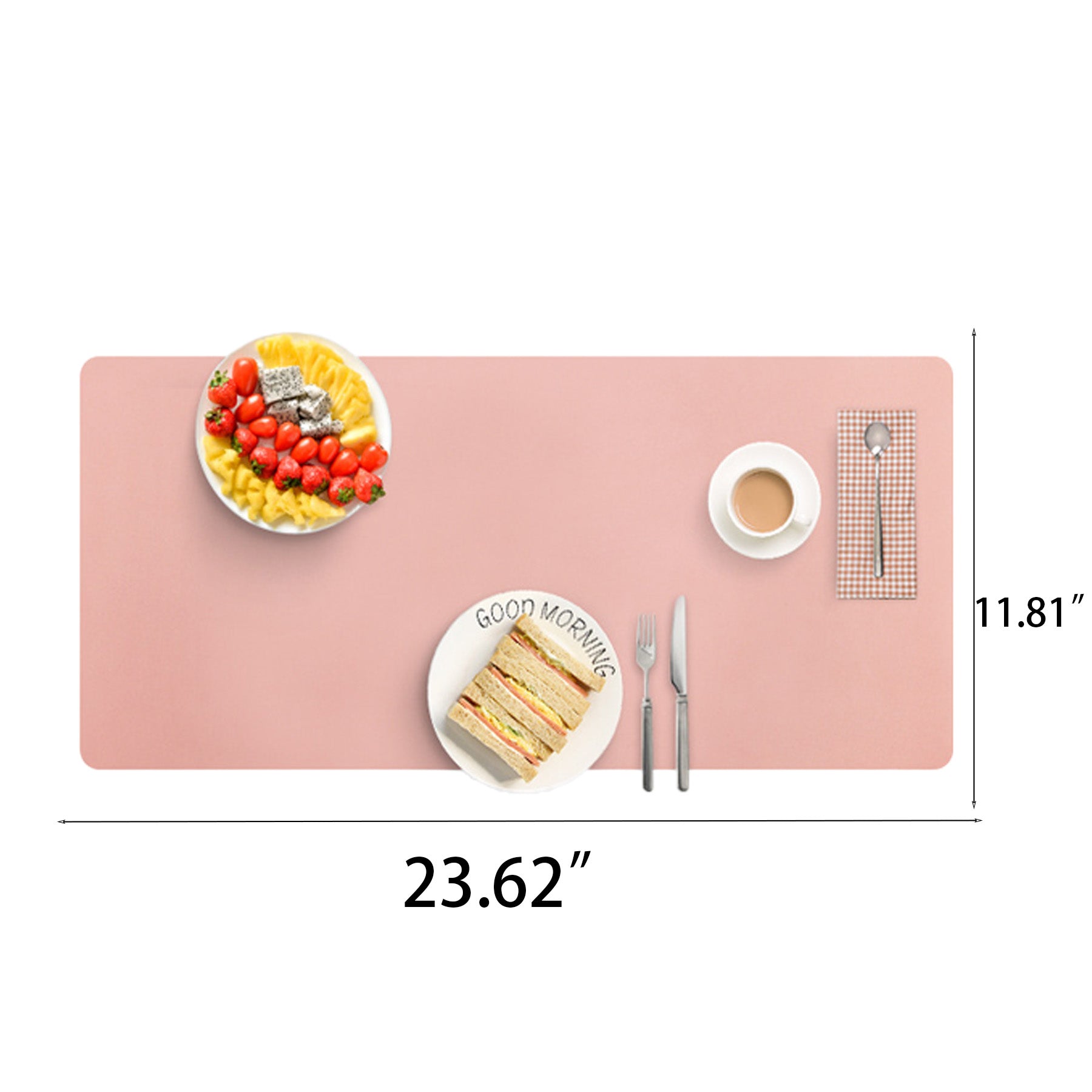 Large PU Leather Desk Mouse Pad