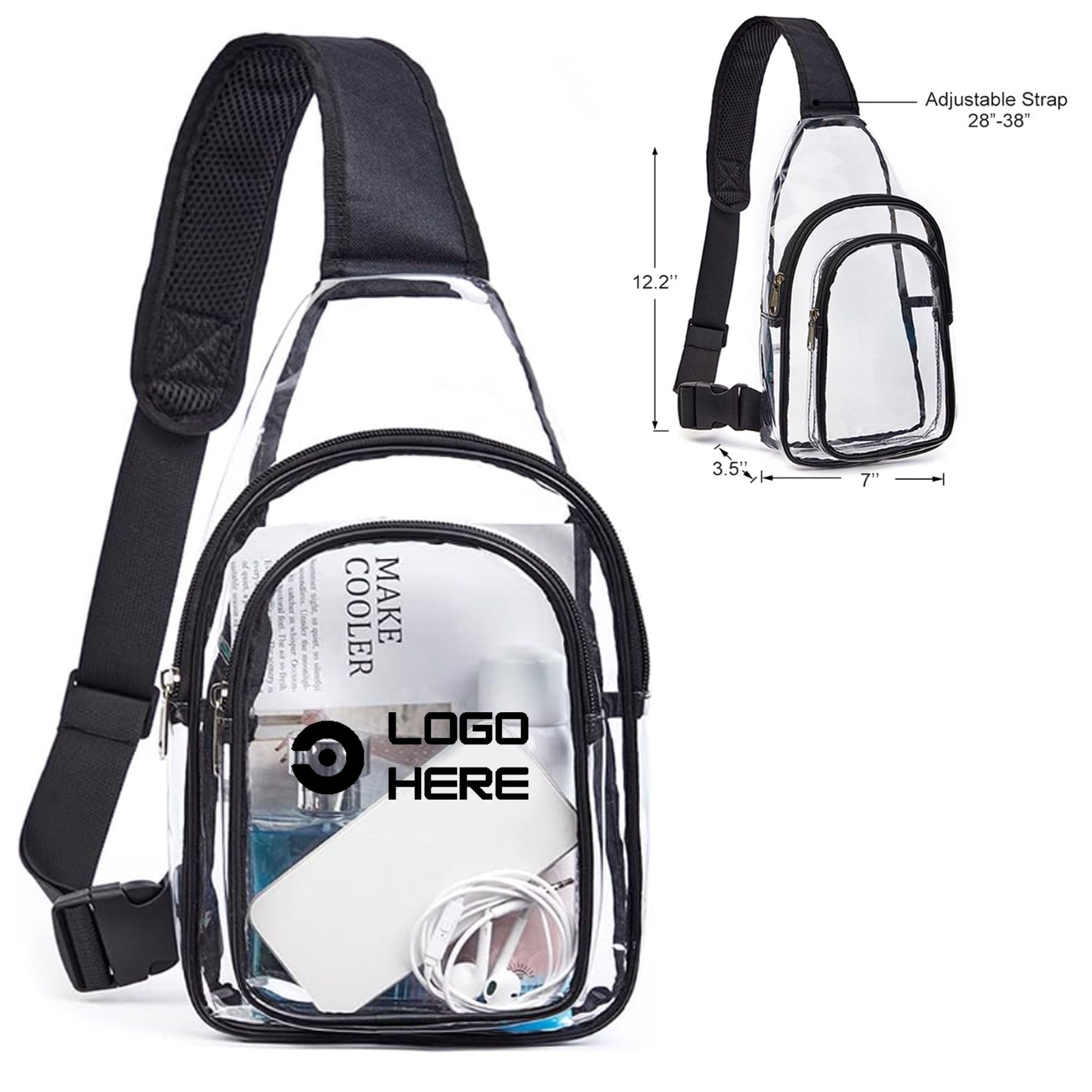 Clear PVC Sling Bag
