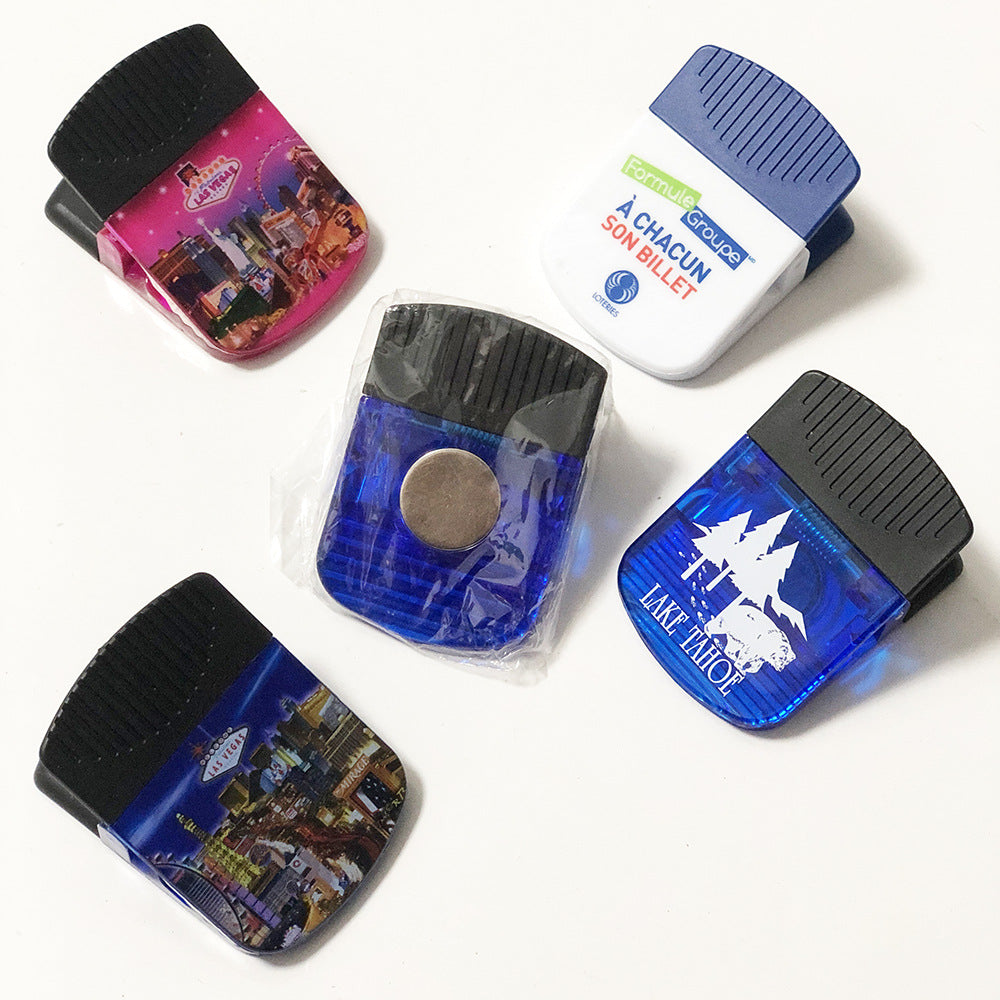 Plastic Magnetic Stationery Closure Clip