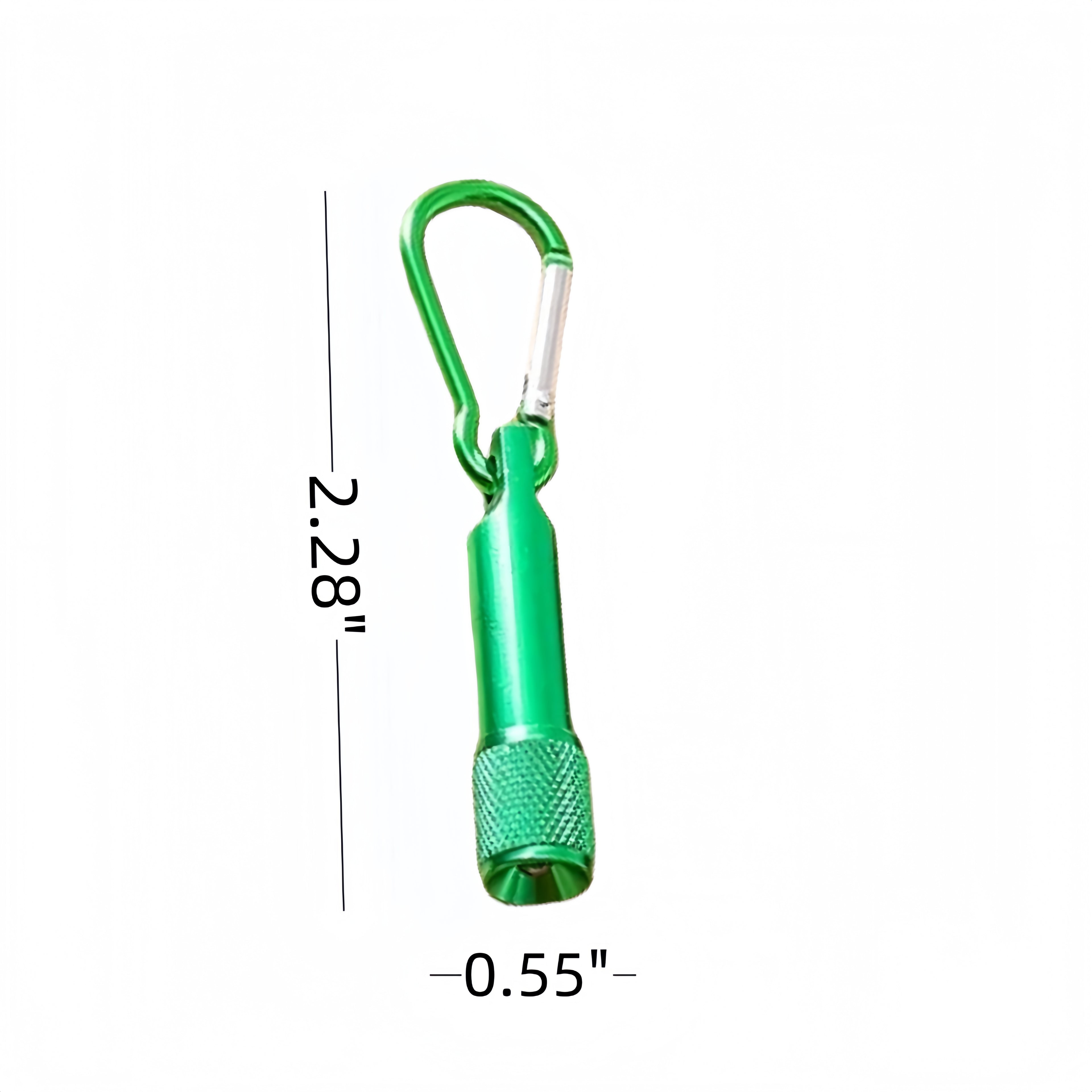 Aluminum Alloy LED Carabiner Flashlight