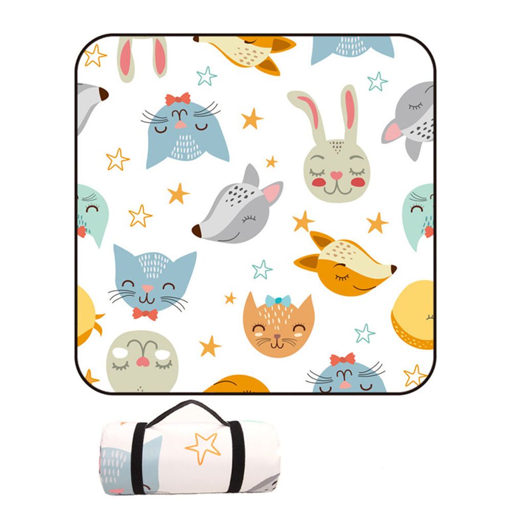 Custom Cartoon Design Waterproof Picnic Mat