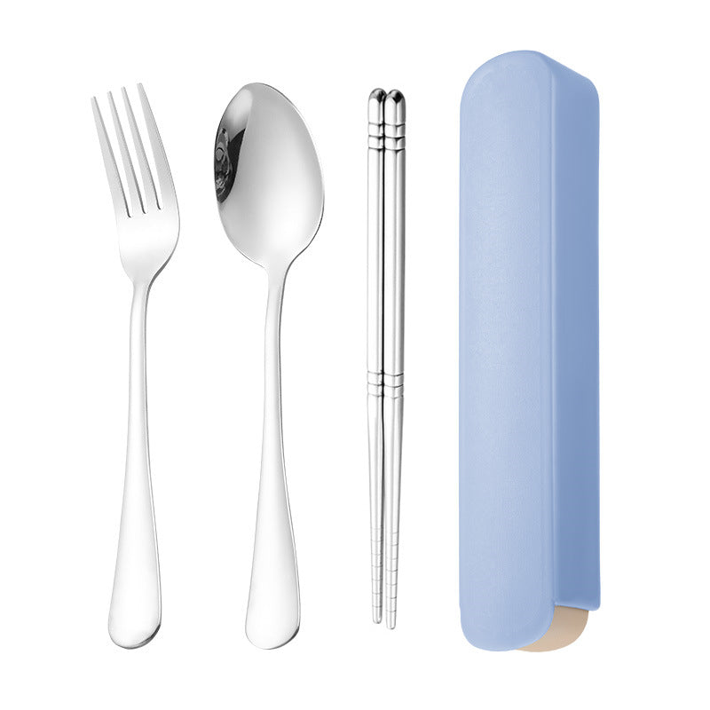 Three Piece Stainless Steel Tableware Set