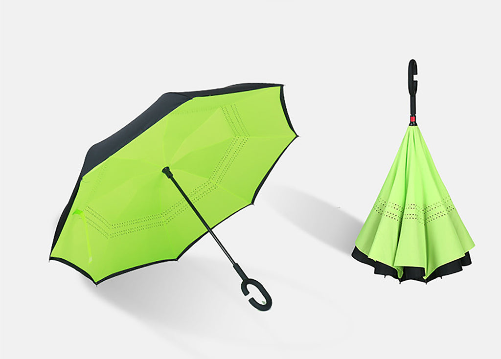 Double Layer Inverted Windproof Reverse Umbrella