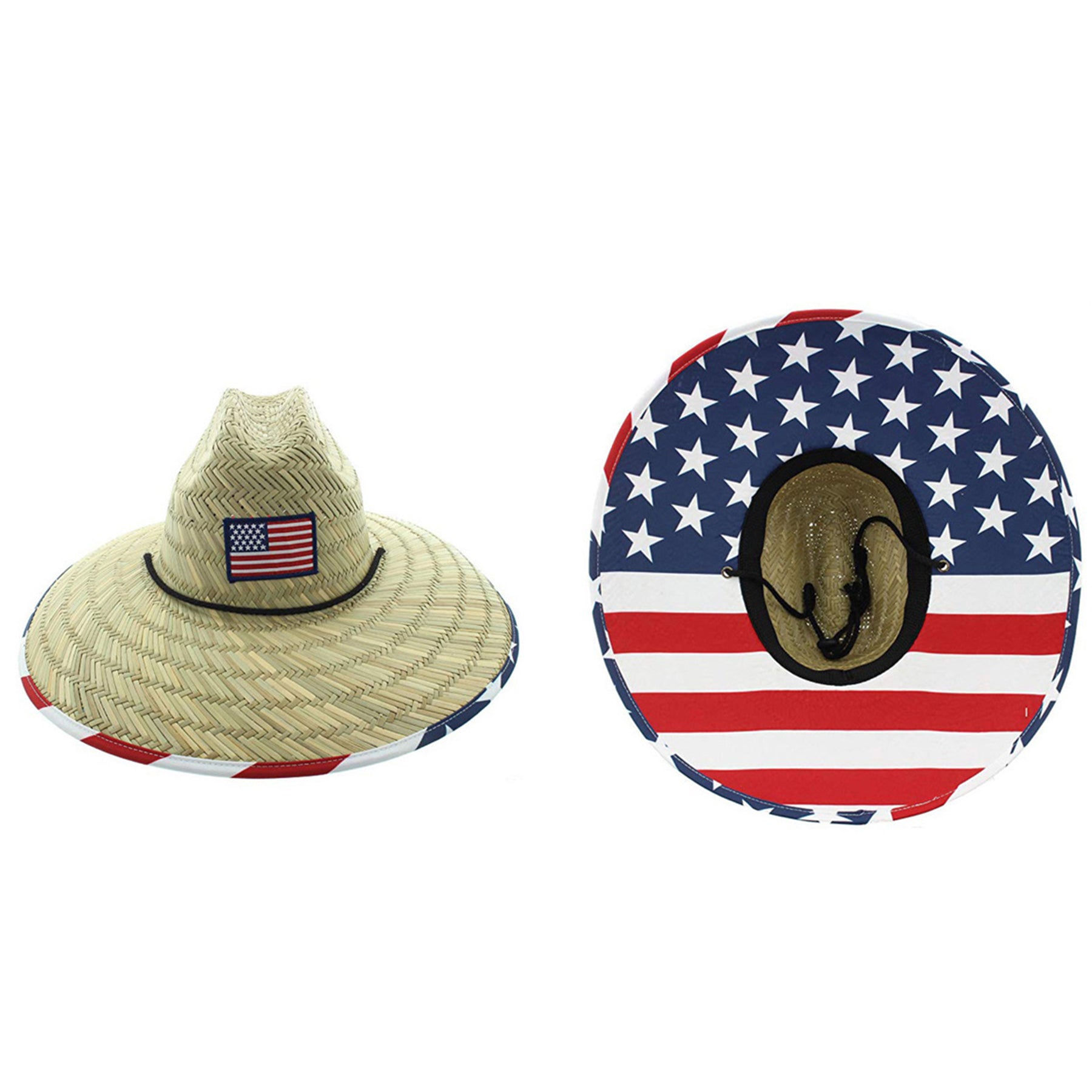 Customizable Bottom Cloth Printing Summer Straw Hat