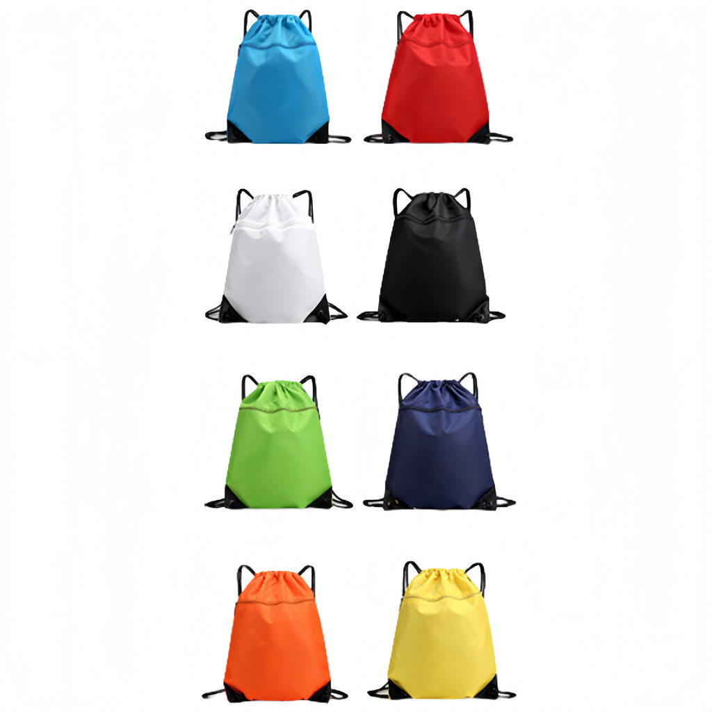 Water-Resistant Oxford Cloth Large-Capacity Drawstring Backpack